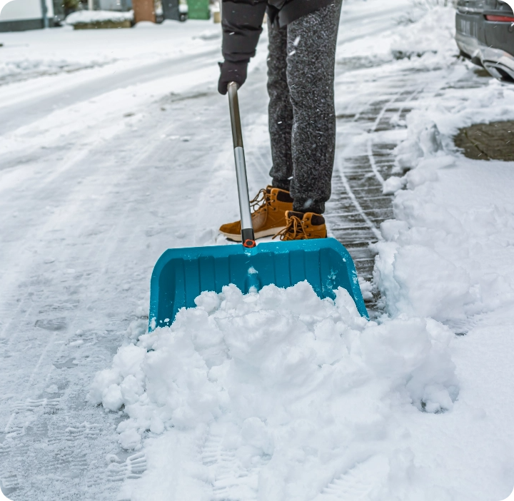 Commercial snow removal services